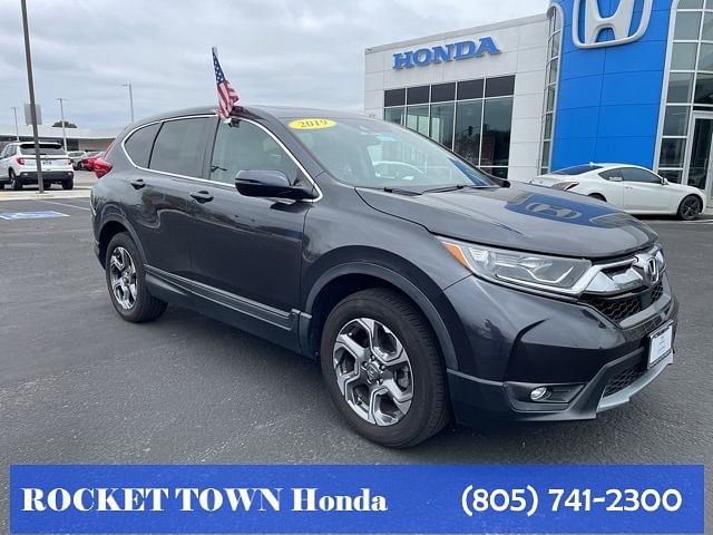 Used 2019 Honda CR-V EX-L with VIN 5J6RW2H81KA013990 for sale in Lompoc, CA