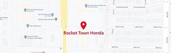 map of Rocket Town Honda