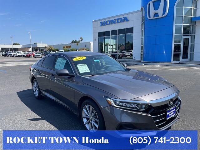 Used 2021 Honda Accord LX with VIN 1HGCV1F16MA123338 for sale in Lompoc, CA