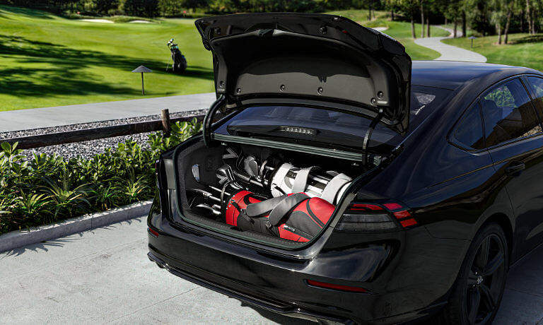 2024 Honda Accord with trunk open